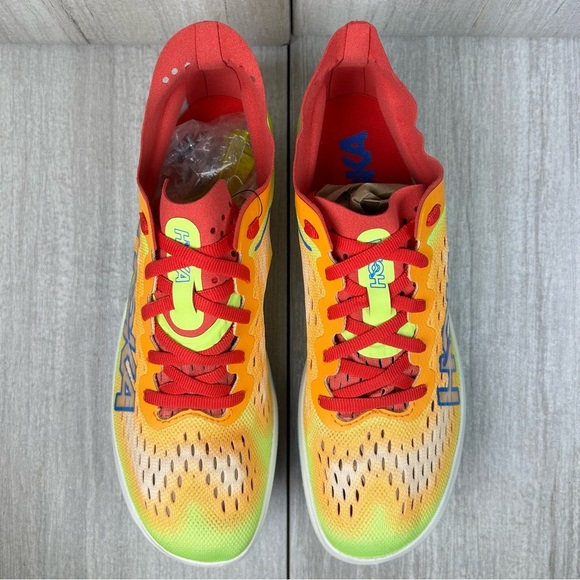 NEW Hoka One One Cielo FLYX Red Track Running Spike Shoes Women’s Size 7 & 7.5 - Picture 6 of 12